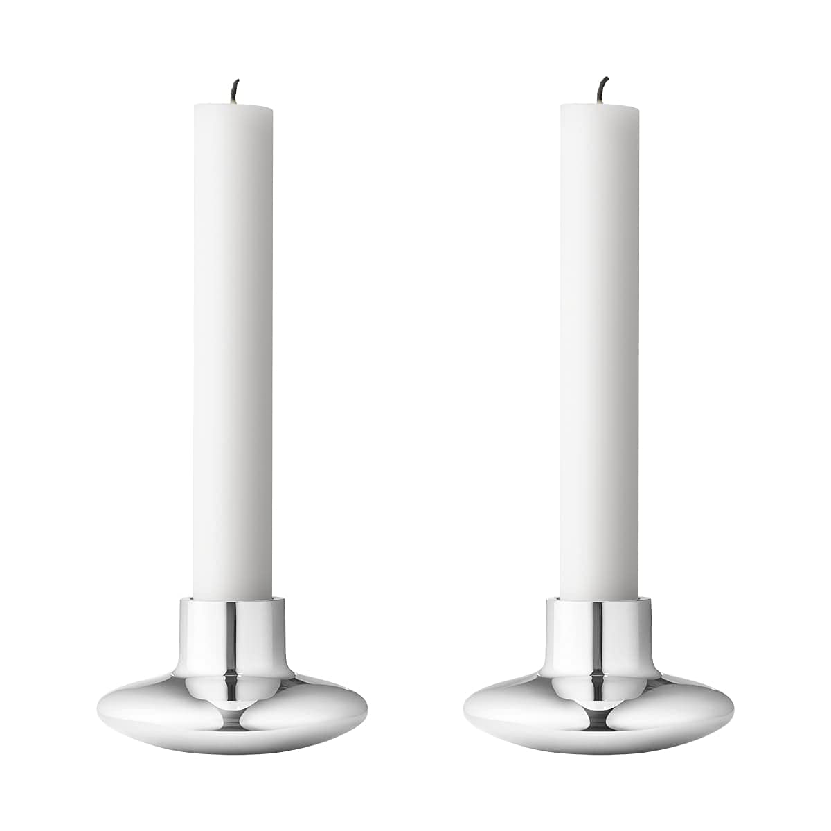 georg-jensen-koppel-bougeoirs-inox-lot-de-2-poli-42-mm image 1