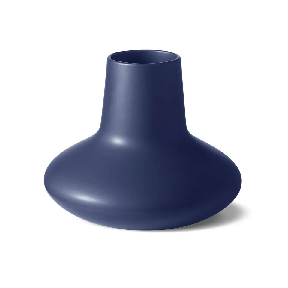 georg-jensen-koppel-vase-gr-s-bleu-18-5-cm image 1