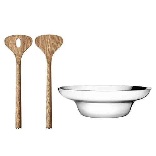 georg-jensen-alfredo-saladier-inox-avec-service-salade image 1