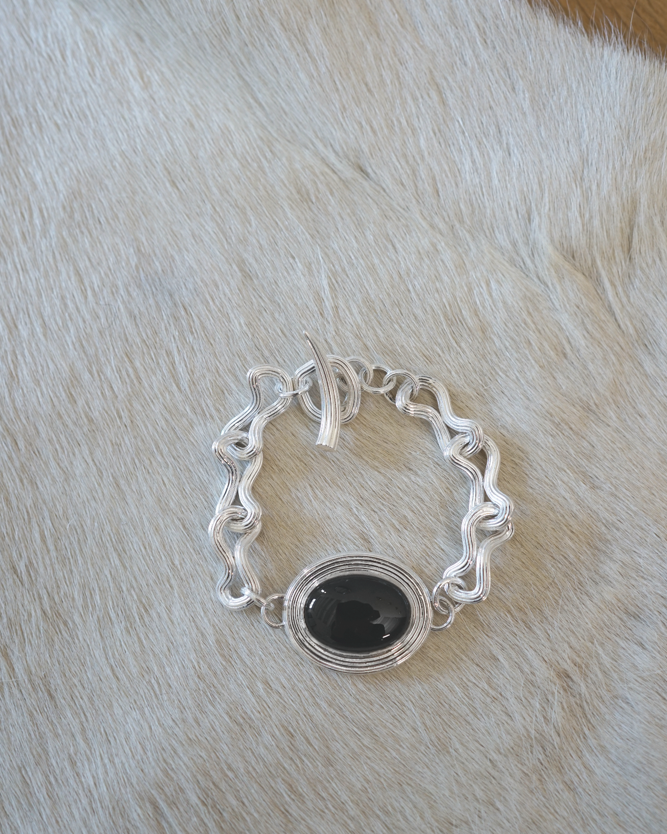 hein-studio-de-la-mer-bracelet-onyx-argent-925-20-cm image 3