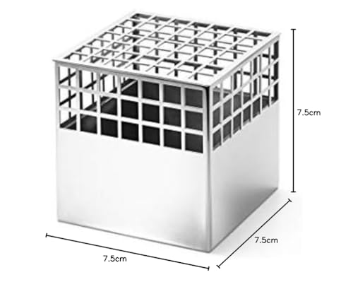 georg-jensen-matrix-vase-cube-inox-12-7-cm-miroir image 8