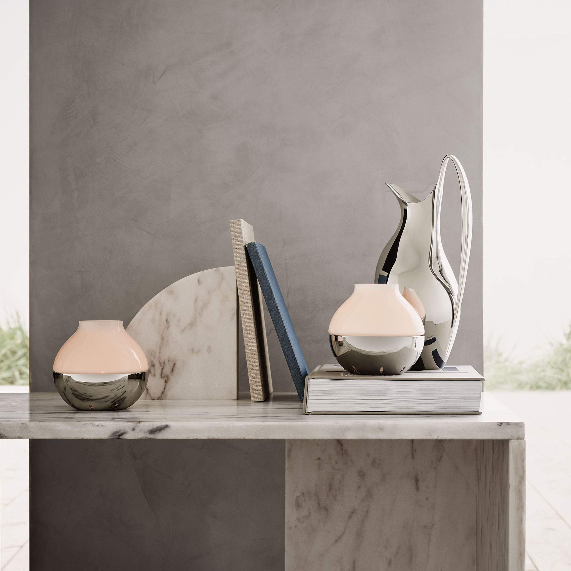 georg-jensen-koppel-photophore-inox-verre-petit-mod-le-bougie image 6