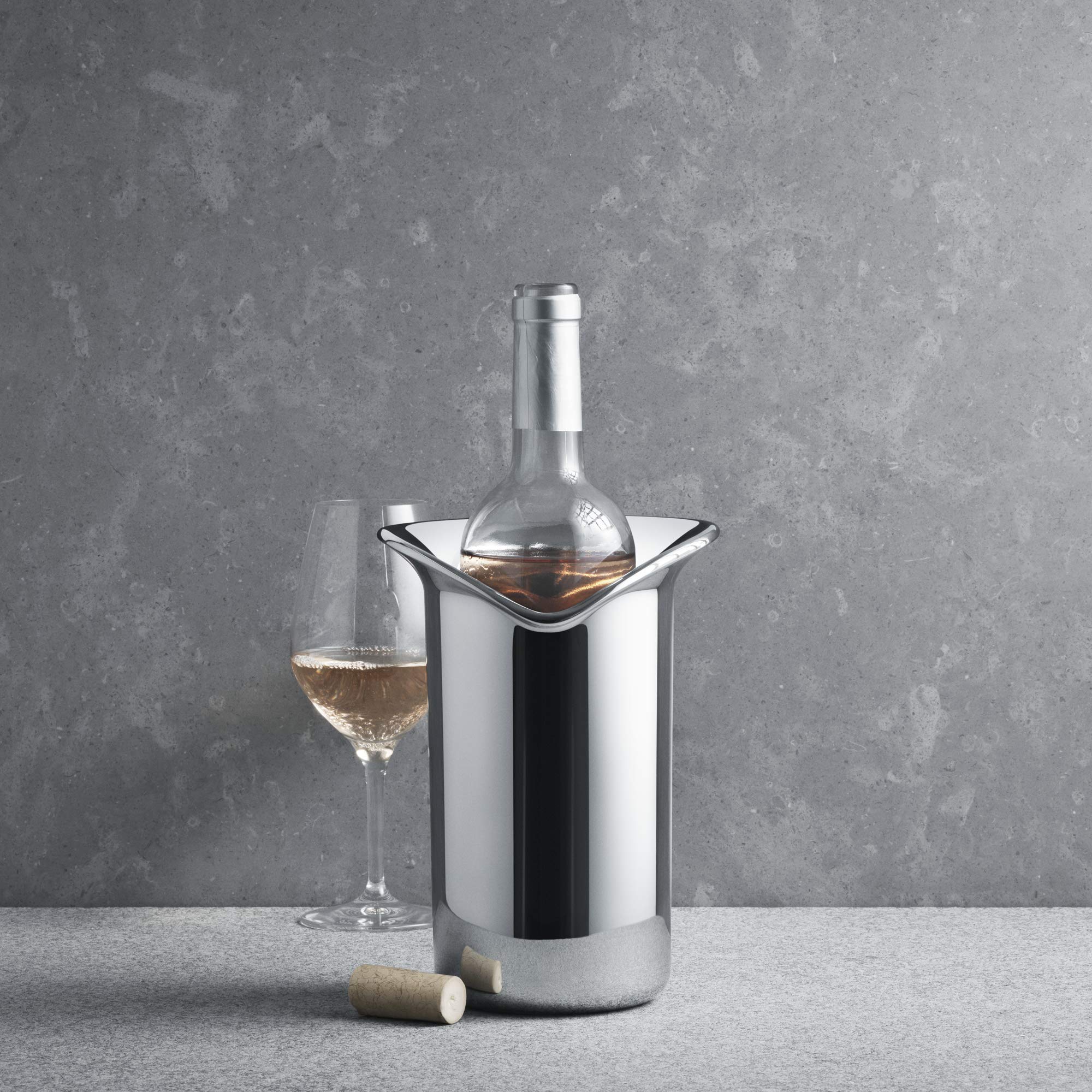 georg-jensen-wine-bar-seau-vin-inox-double-paroi image 3
