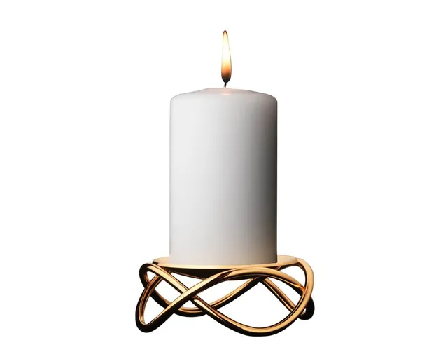 georg-jensen-arc-bougeoir-glow-or-moyen-photophore image 1