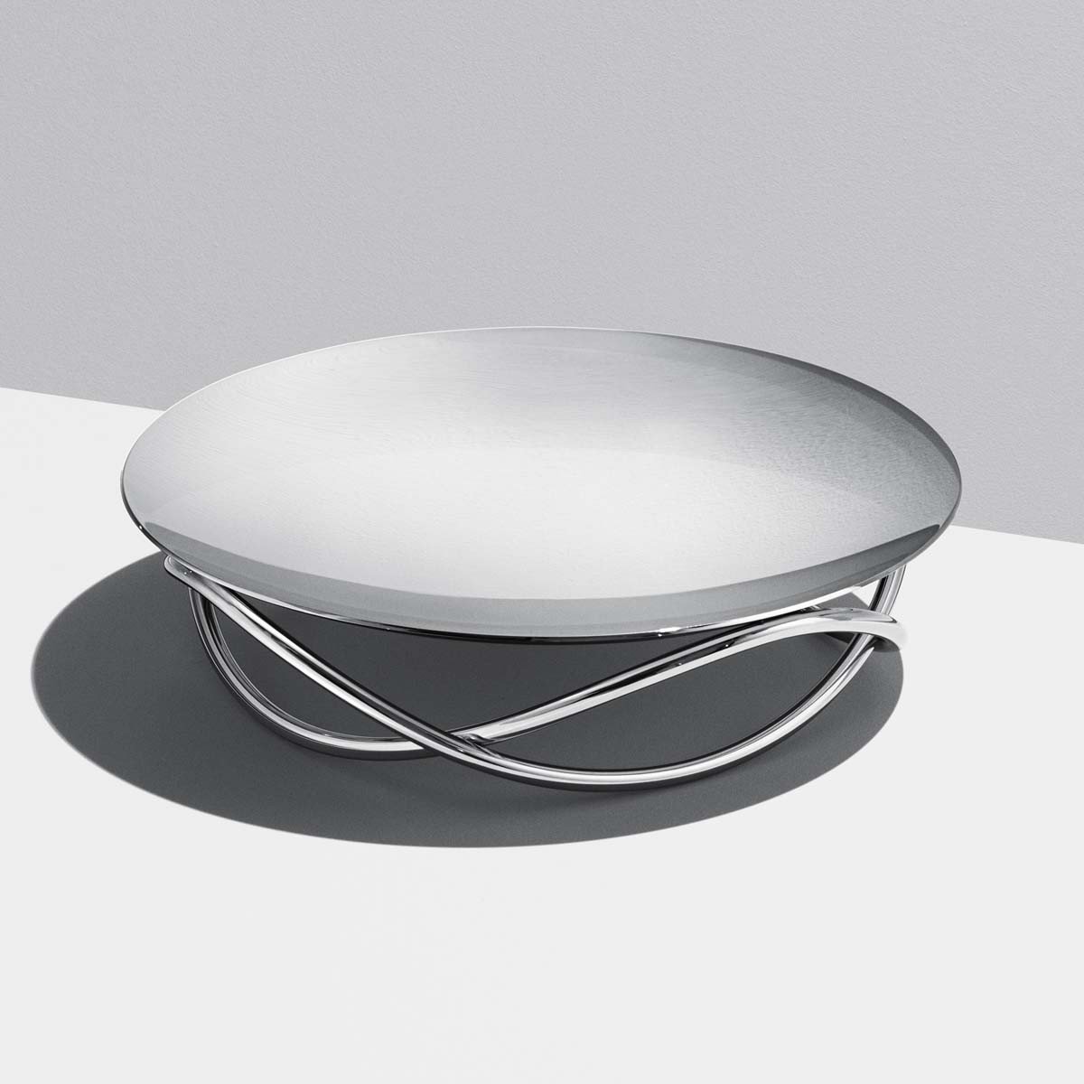 georg-jensen-glow-bol-plat-inox-27-cm-plaqu-or image 2
