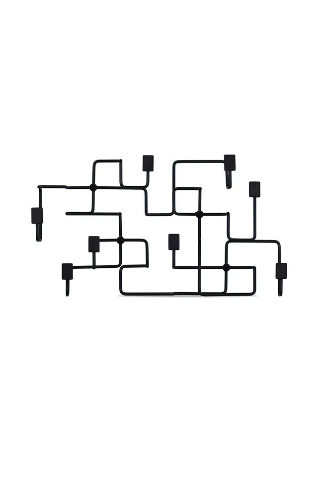 gejst-underground-porte-manteau-mural-noir-ch-ne image 1