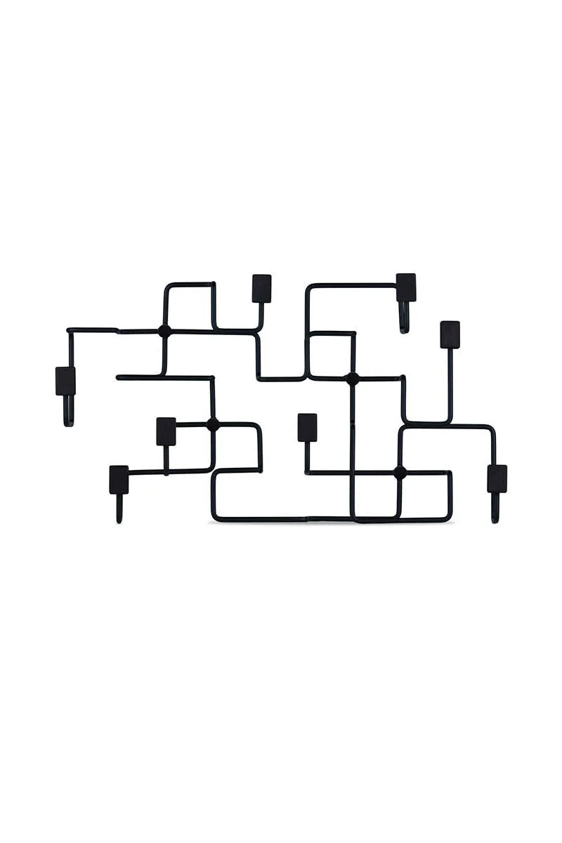 gejst-underground-porte-manteau-mural-noir-ch-ne image 1