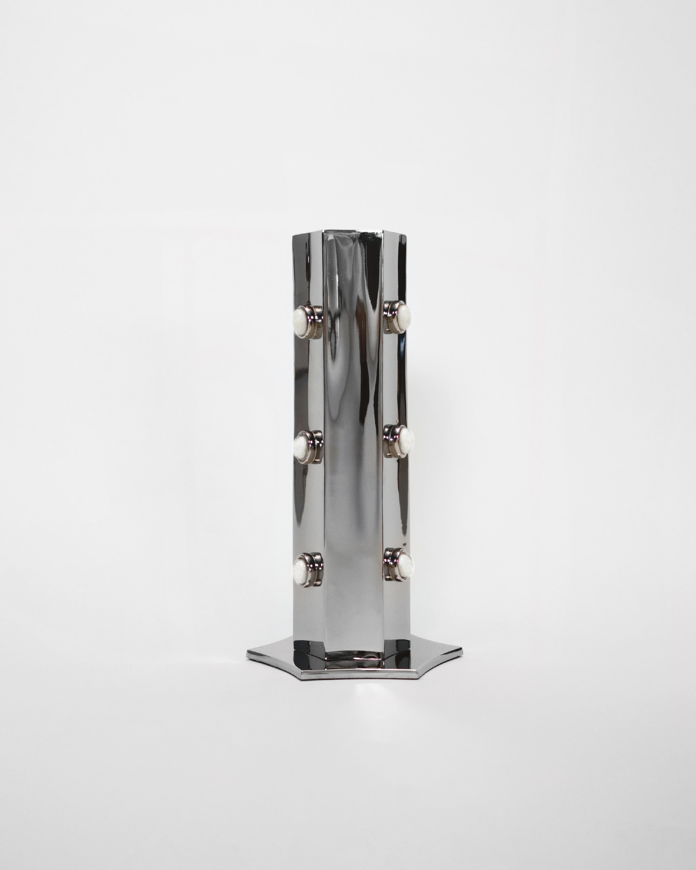 hein-studio-fleur-vase-titanium-30-cm-laiton-fait-main image 4