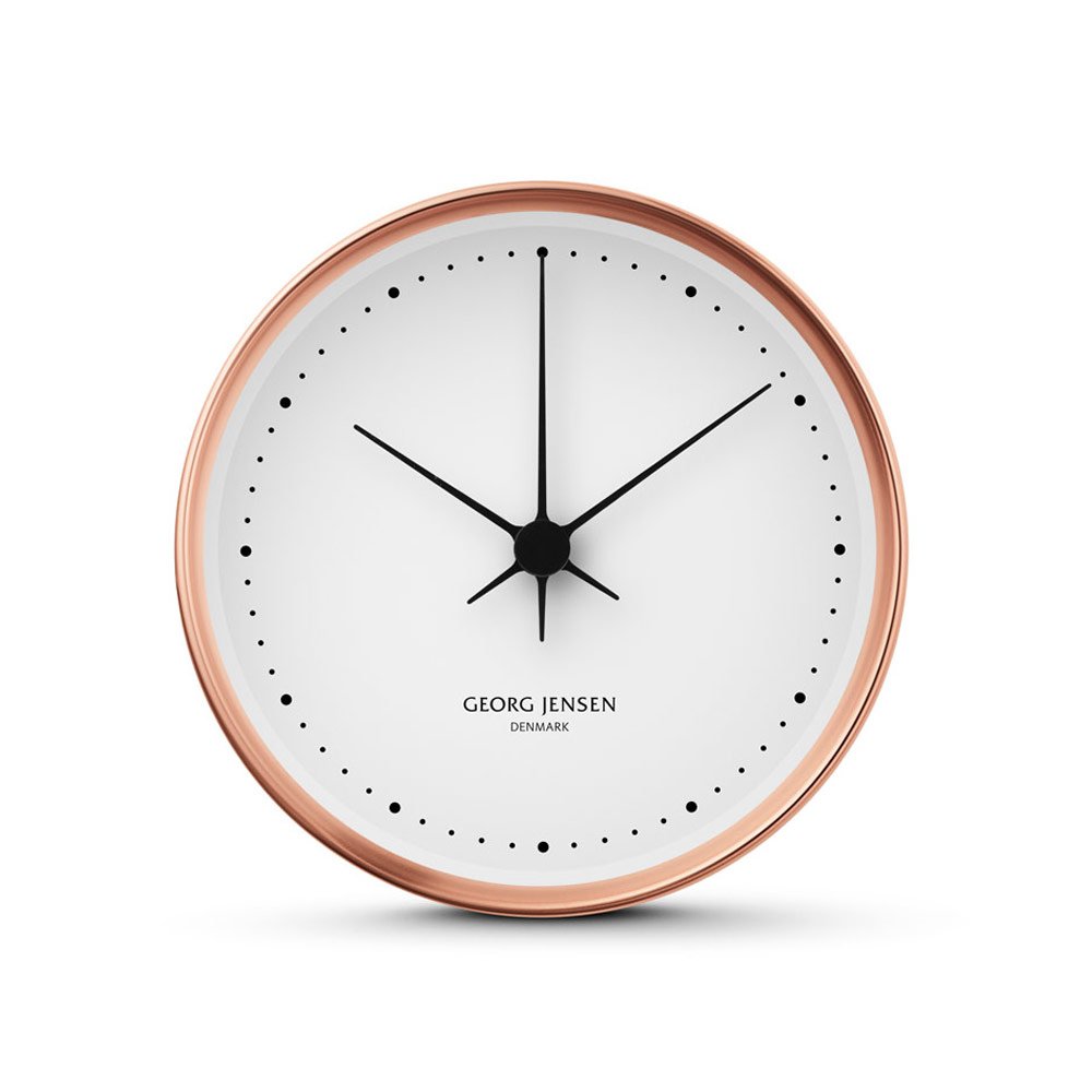 georg-jensen-koppel-horloge-murale-22-cm-noire-quartz image 8