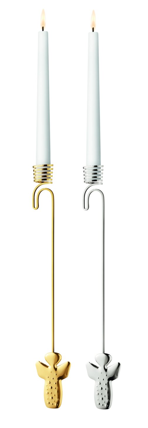 georg-jensen-arc-bougeoir-laiton-dor-17-9-cm image 3