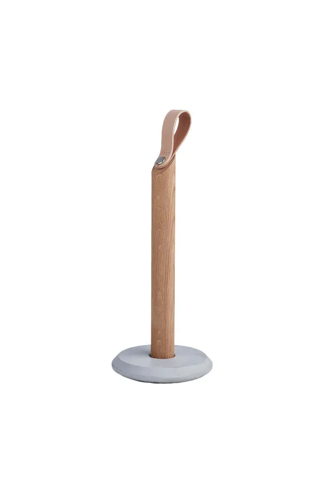 gejst-grab-porte-essuie-tout-ch-ne-socle-b-ton image 1
