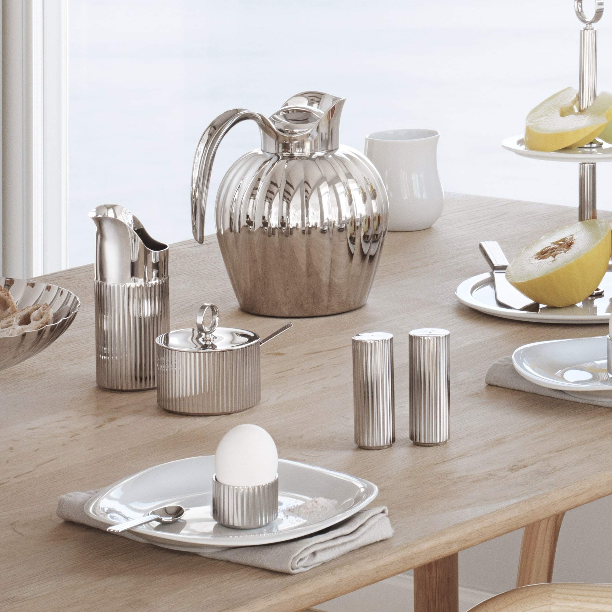 georg-jensen-bernadotte-coquetier-inox-art-d-co-lot image 4