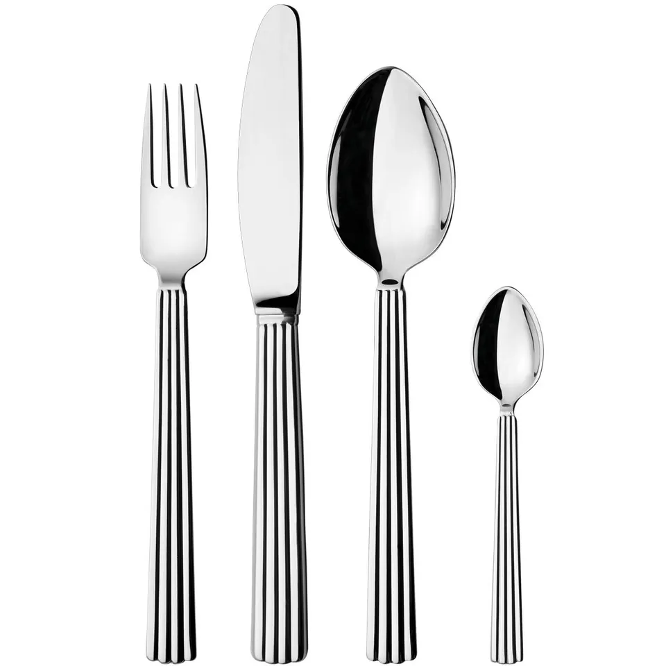 georg-jensen-bernadotte-set-4-fourchettes-d-ner-inox-poli image 1