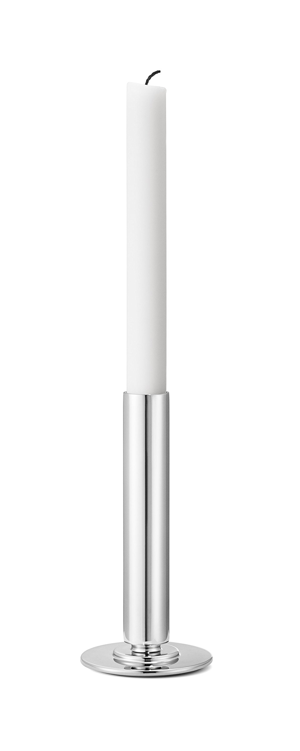 georg-jensen-manhattan-paire-bougeoirs-inox-petit-grand image 6