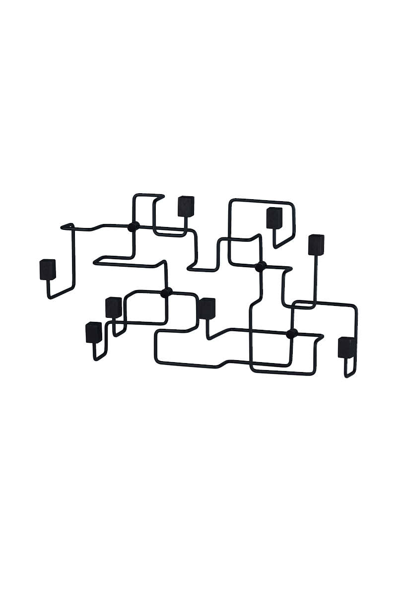 gejst-underground-porte-manteau-mural-noir-ch-ne image 3