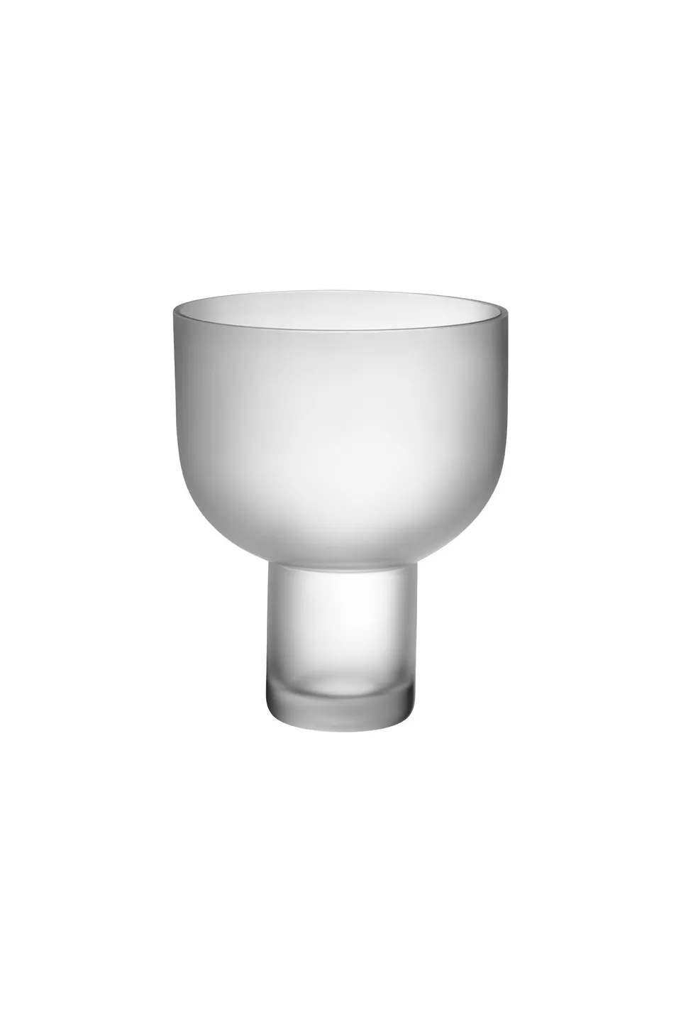 gejst-nebl-vase-verre-d-poli-moyen-gris-mat image 1