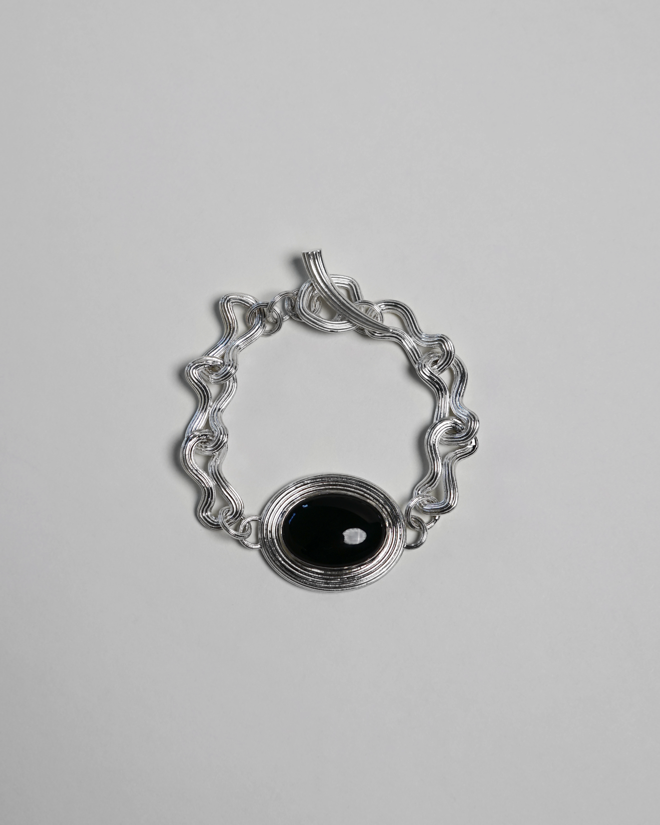 hein-studio-de-la-mer-bracelet-onyx-argent-925-20-cm image 1