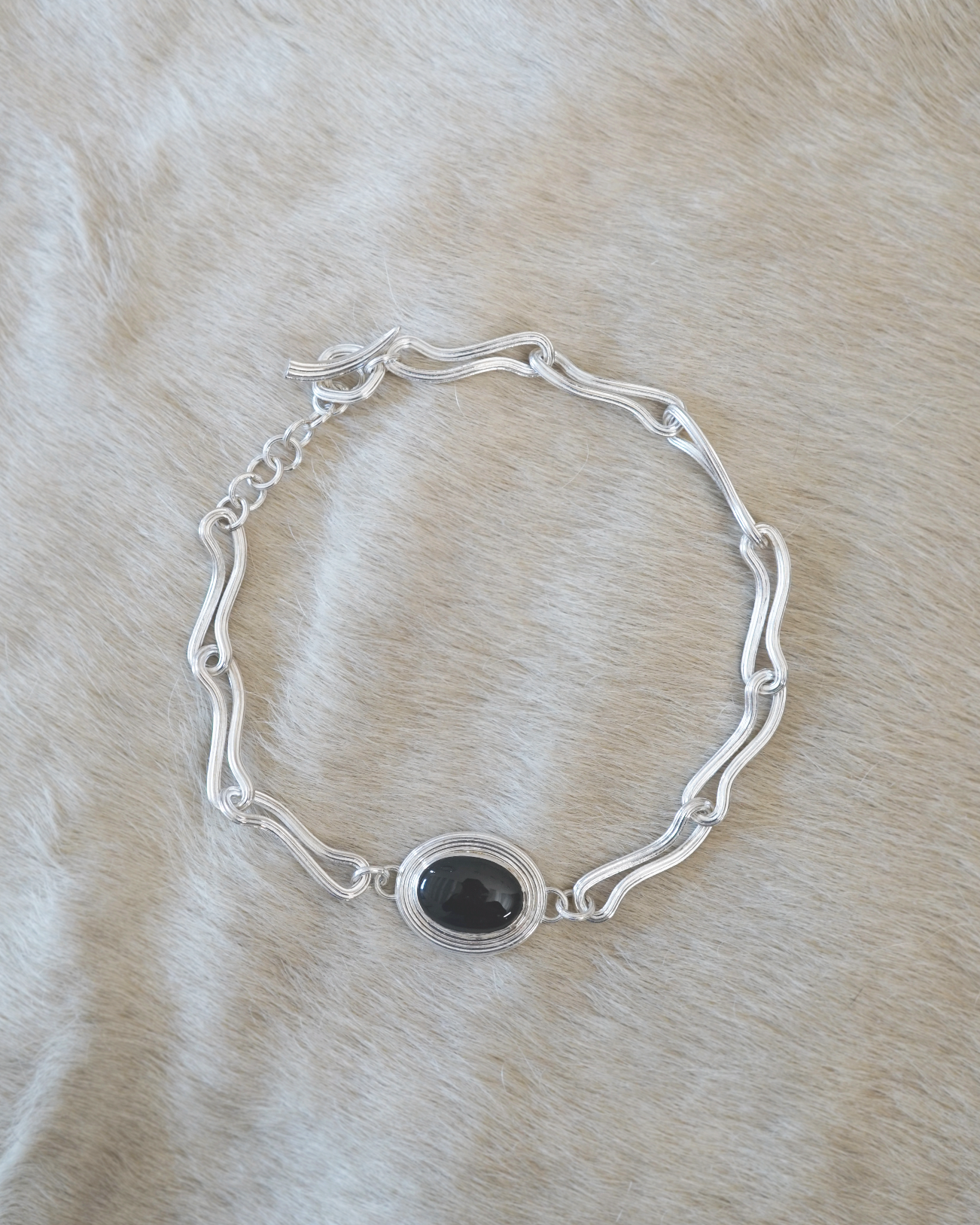 hein-studio-de-la-mer-collier-argent-onyx-noir image 3