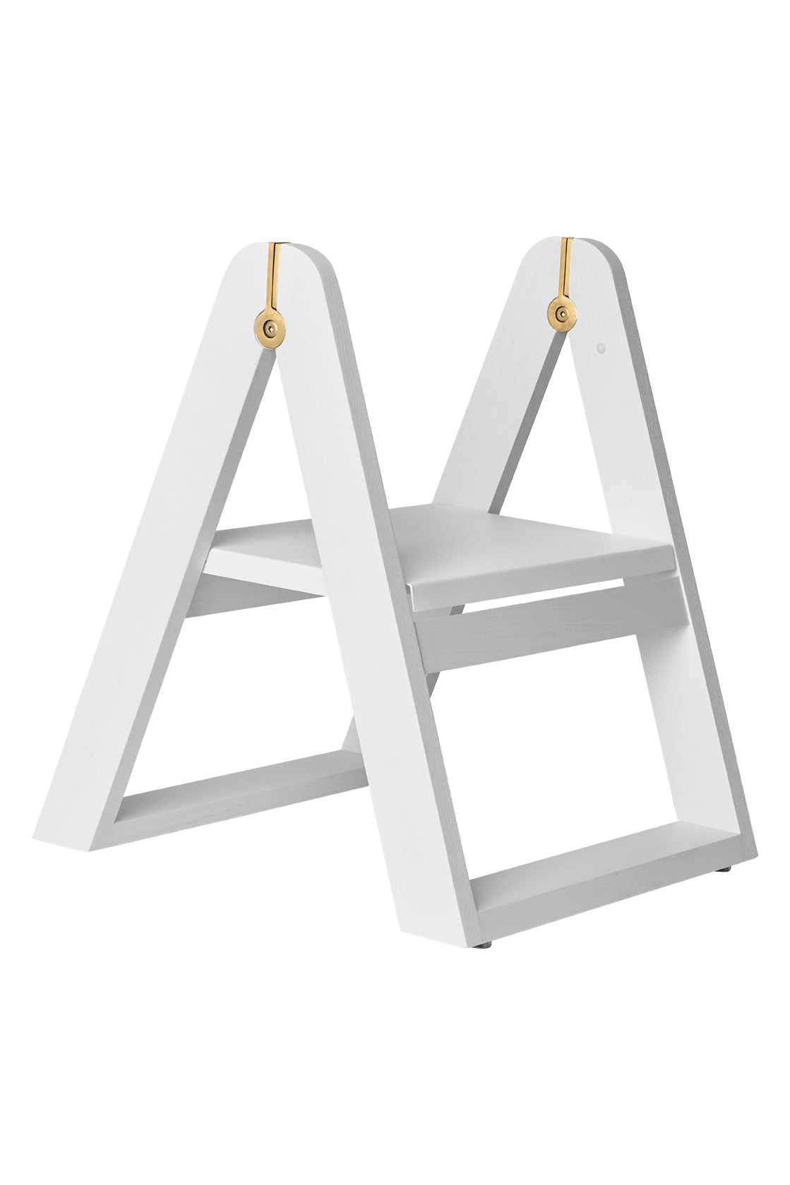 gejst-reech-ladder-marchepied-blanc-pliable-acier image 1