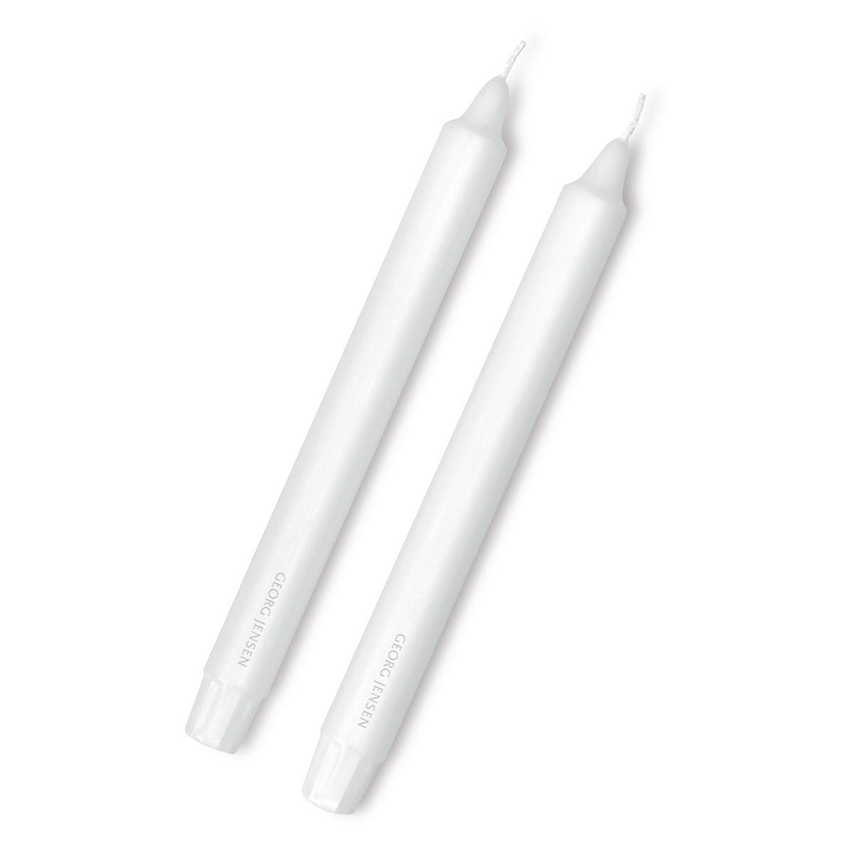 georg-jensen-koppel-lot-2-bougies-blanches-24-cm image 1