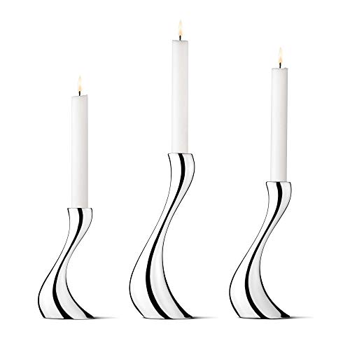 georg-jensen-cobra-bougeoir-inox-lot-de-3-miroir image 7