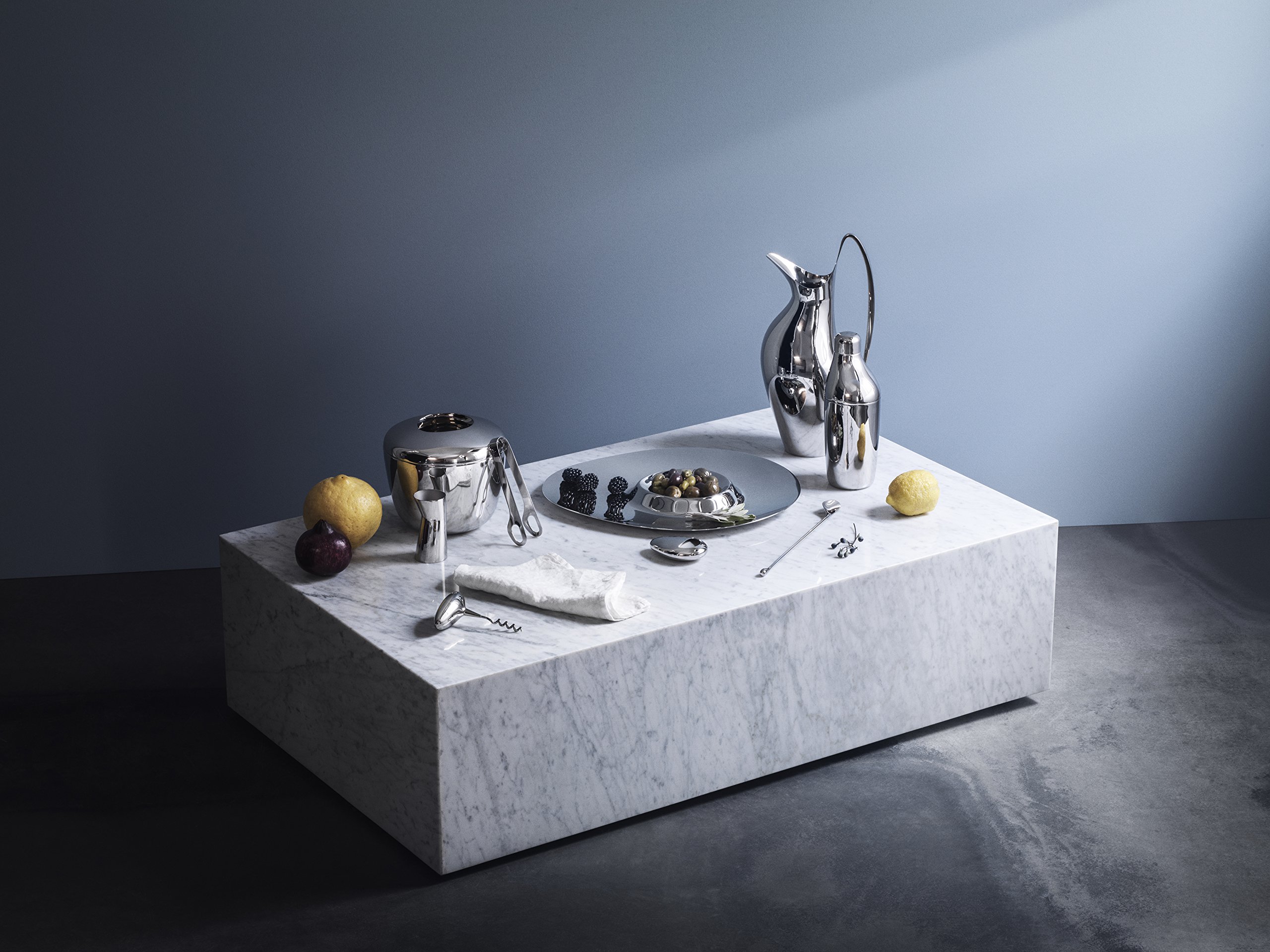 georg-jensen-sky-cuill-re-cocktail-inox-miroir-28-cm image 3