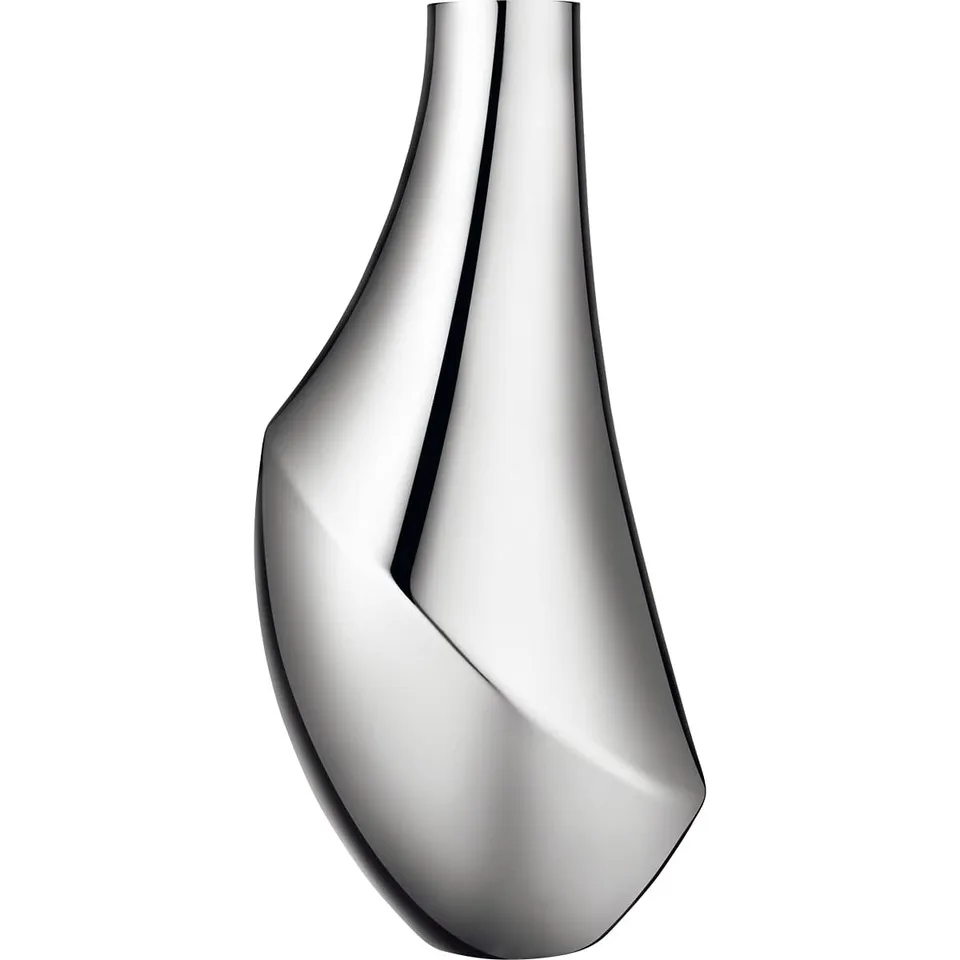 georg-jensen-flora-grand-vase-inox-poli-50-cm image 1