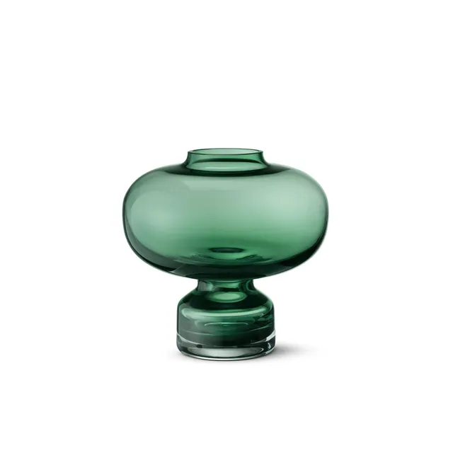 georg-jensen-alfredo-vase-en-verre-20-cm-vert image 1
