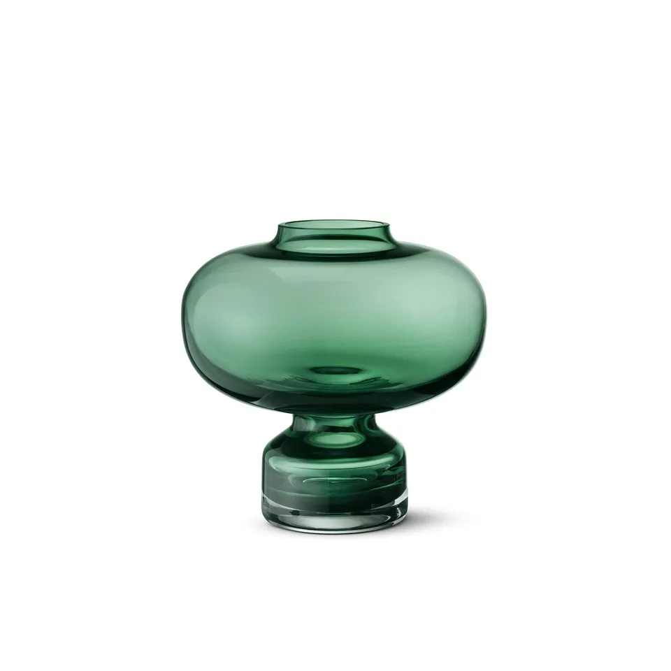 georg-jensen-alfredo-vase-en-verre-20-cm-vert image 1