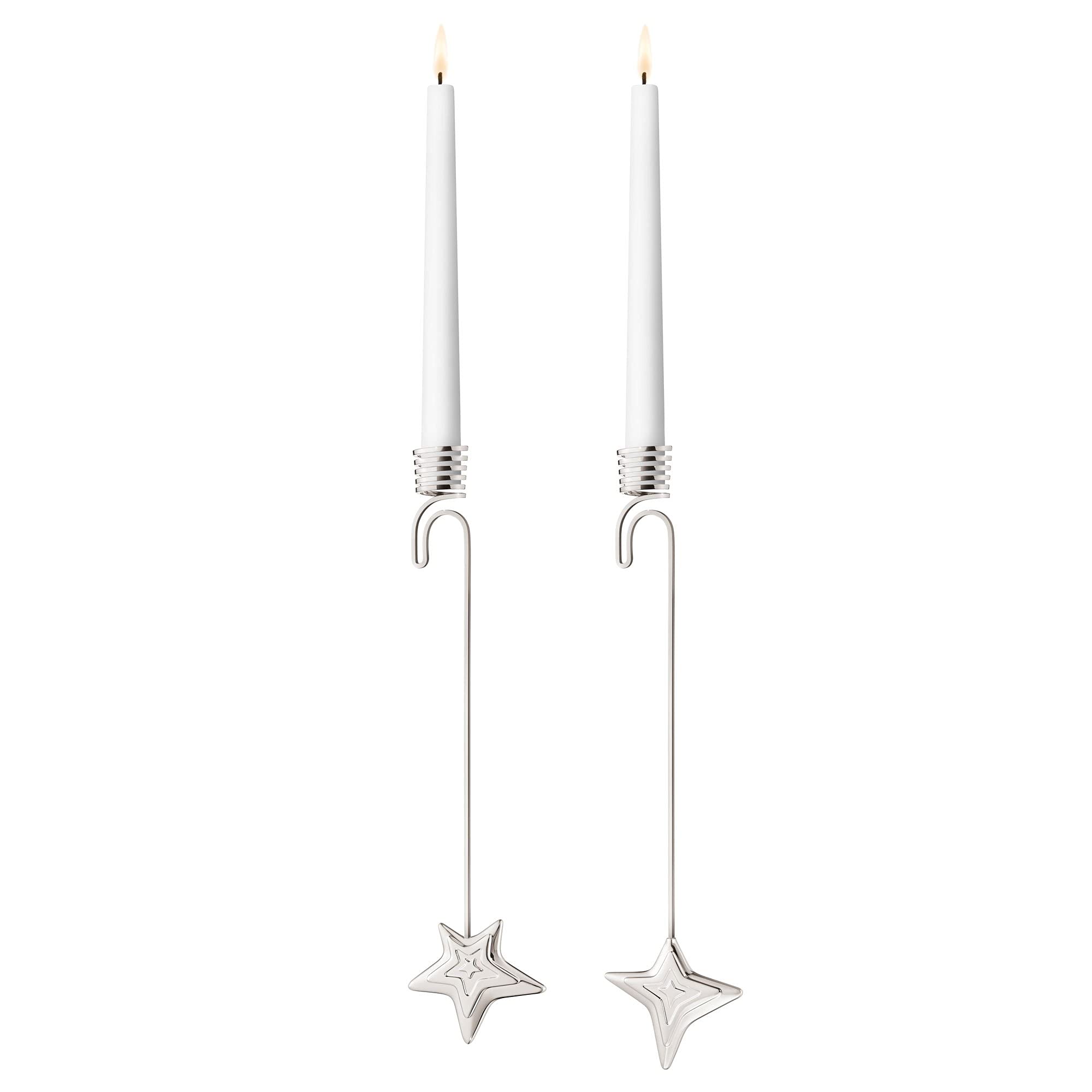 georg-jensen-archive-2021-bougeoirs-toiles-sapin-lot-de-2 image 1