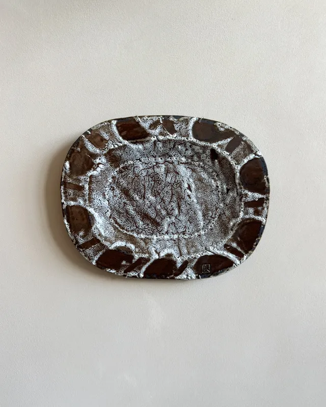 hein-studio-arts-assiette-murale-d-corative-gr-s-pi-ce-unique image 1