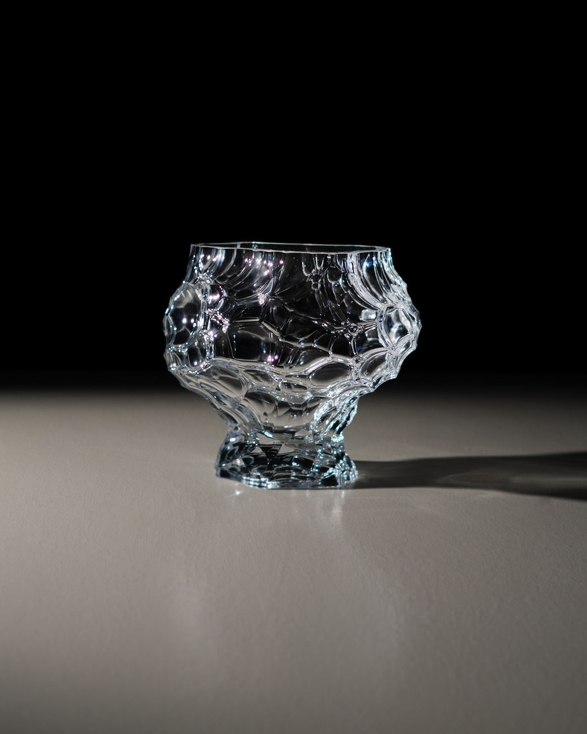 hein-studio-canyon-medium-vase-en-verre-transparent image 3