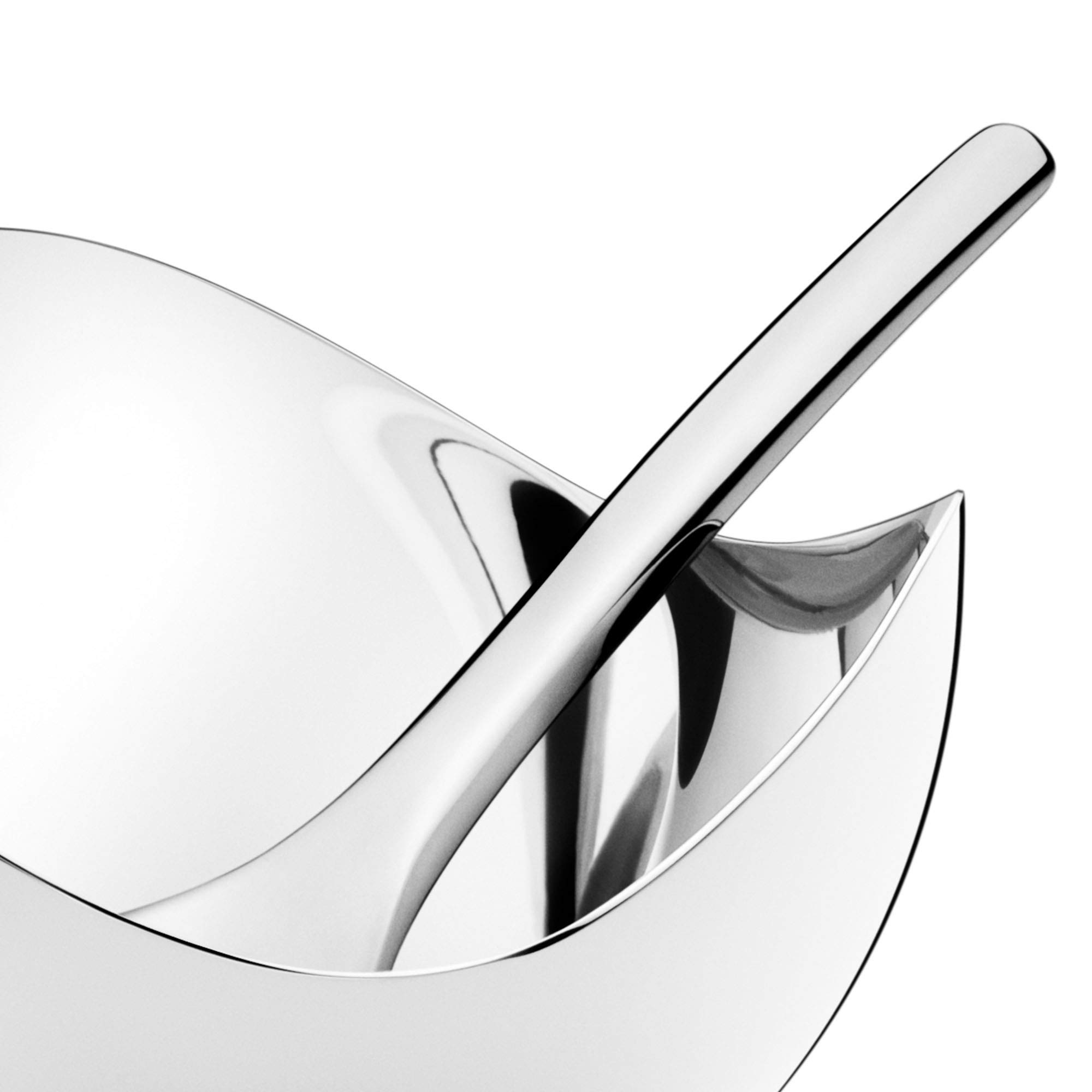 georg-jensen-bernadotte-sali-re-inox-avec-cuill-re image 2