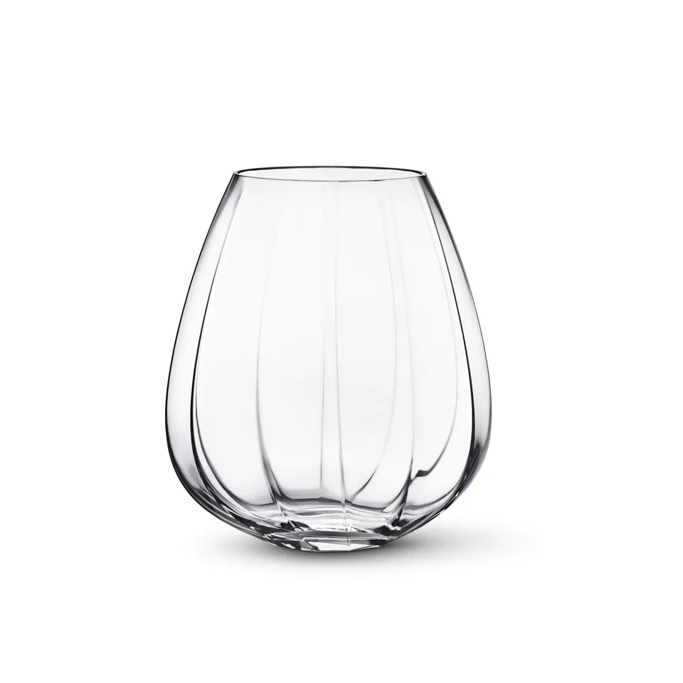 georg-jensen-koppel-vase-facettes-verre-transparent-taille-l image 1