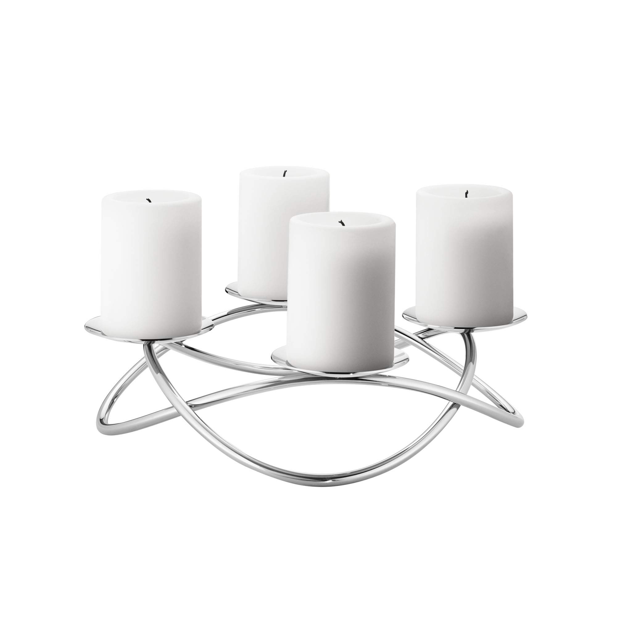 georg-jensen-season-bougeoir-couronne-inox-argent-31-5-cm image 1