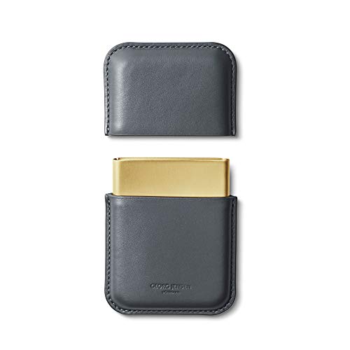 georg-jensen-shades-porte-cartes-de-visite-cuir-bleu-laiton image 6