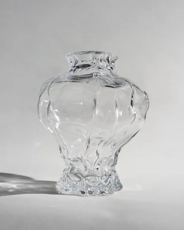 hein-studio-ammonit-vase-en-verre-transparent-h30 image 1