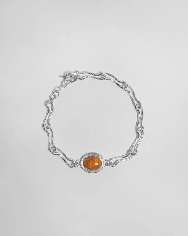 hein-studio-de-la-mer-collier-ambre-argent-925-42-cm image 1