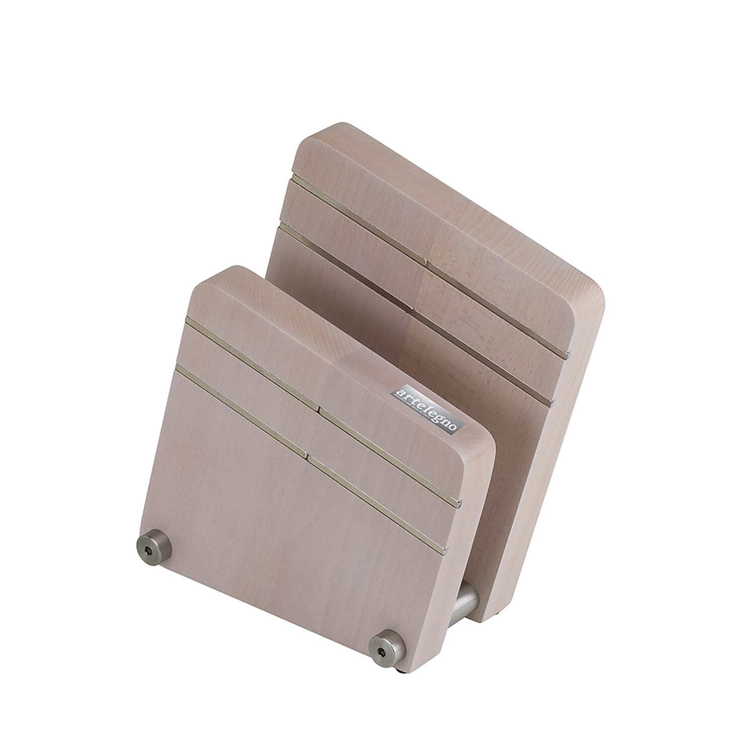 artelegno-09w-porte-couteaux-magn-tique-h-tre-blanchi image 1