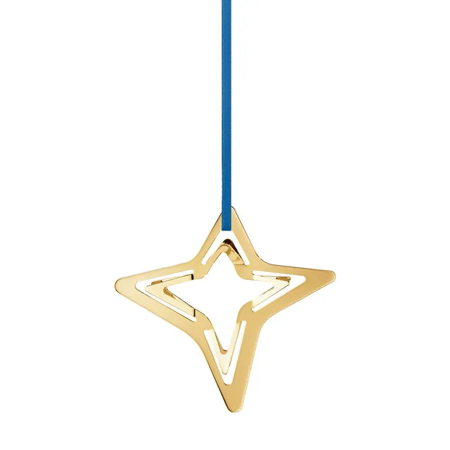 georg-jensen-archive-ornement-de-no-l-toile-4-branches-dor image 1