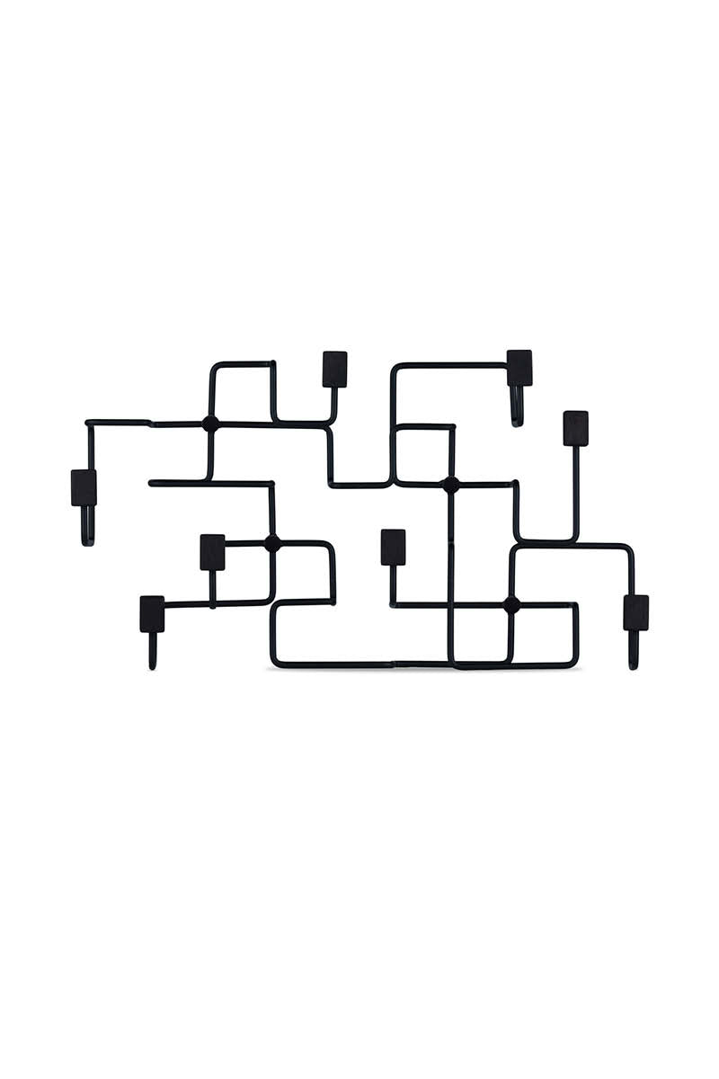 gejst-underground-porte-manteau-mural-noir-ch-ne image 1