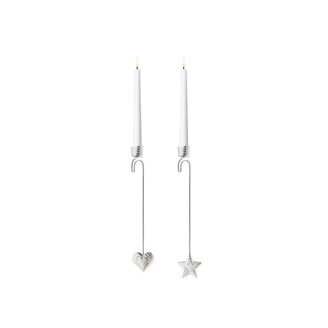 georg-jensen-heart-bougeoirs-c-ur-toile-palladium-lot-2 image 1