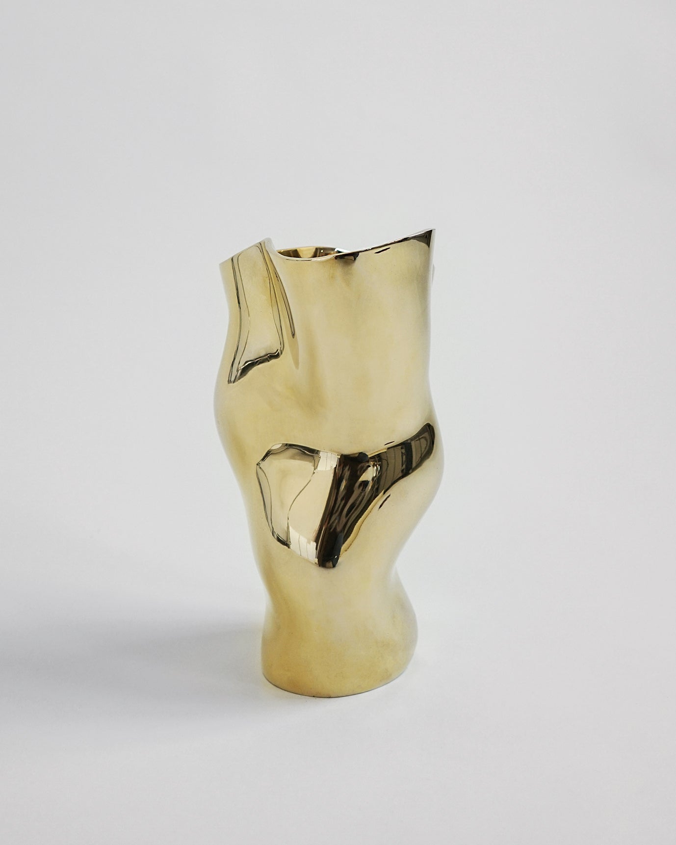 hein-studio-ostrea-25-vase-laiton-massif-25-cm-poli-main image 7
