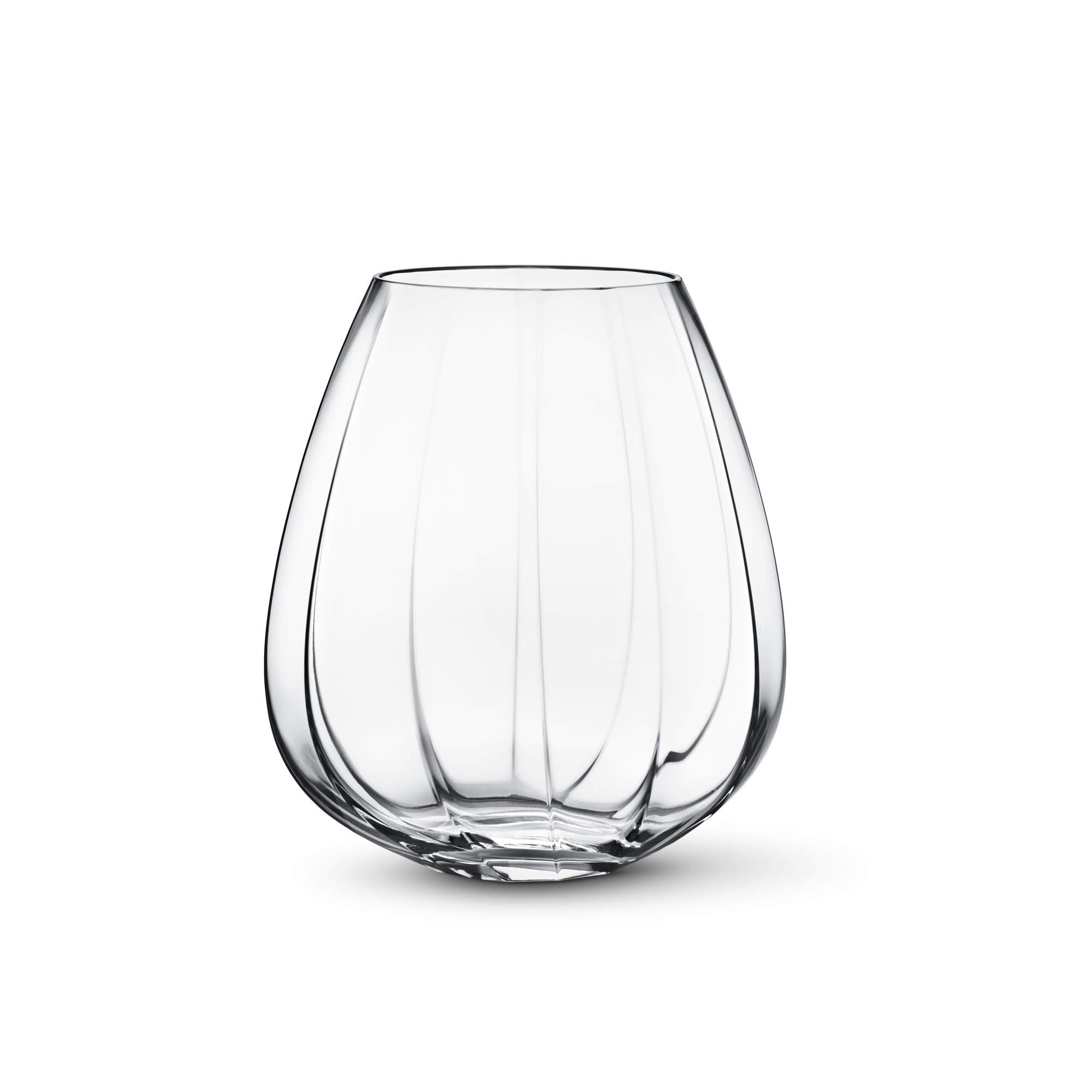 georg-jensen-koppel-vase-facettes-verre-transparent-taille-l image 1