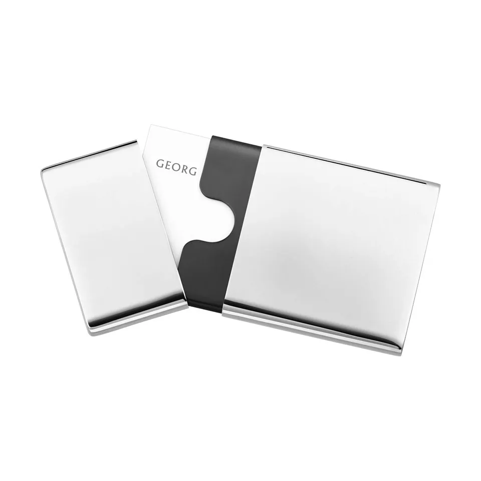 georg-jensen-to-go-porte-cartes-visite-inox-poli image 1