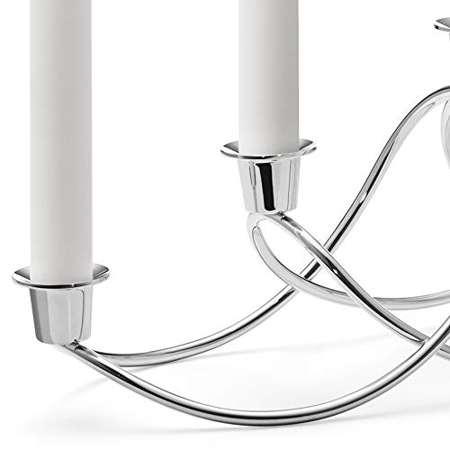 georg-jensen-harmony-bougeoir-5-bougies-inox-argent-41-9-cm image 7