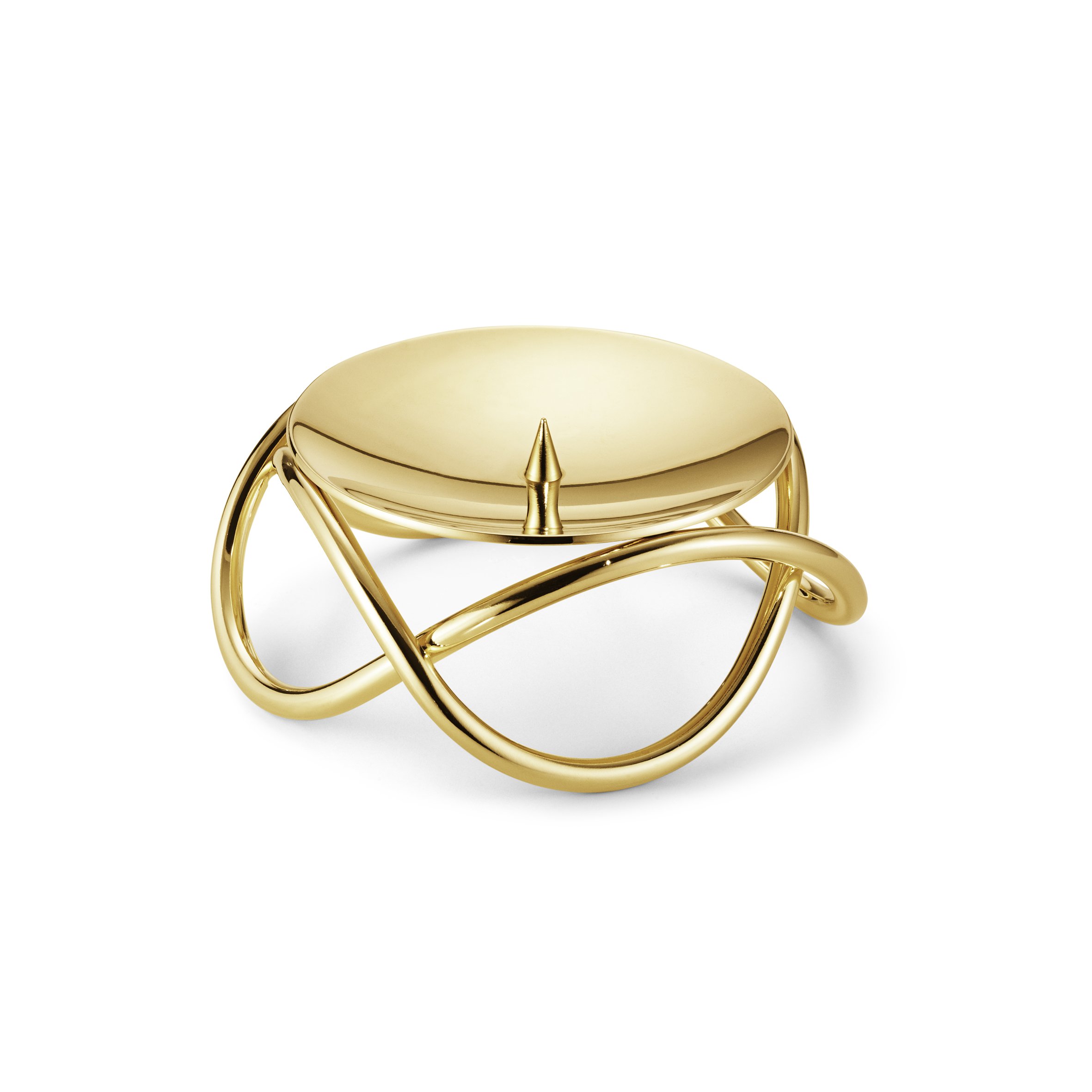 georg-jensen-glow-porte-bougie-grand-dor image 3